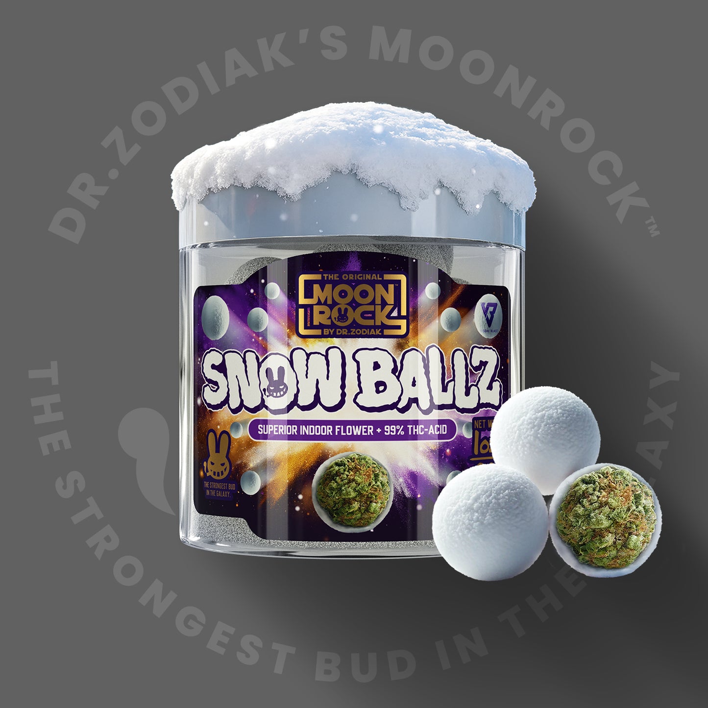 Dr.Zodiak's Moonrock Snowballz 1oz